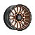 Jogo de Rodas Hostile Ridgecrest H135 20x9 6x139 ET 1 Bronze - Imagem 1