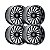 Jogo de Rodas Hostile Defiant HF20 26x12 8x165 ET -44 Preta - Imagem 2