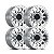 Jogo de Rodas Method MR315 18x9 8x165 ET18 Cromada - Imagem 2