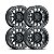 Jogo de Rodas Method MR315 20x9 8x165 ET18 Preto - Imagem 2