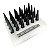 Jogo de Porcas 12 x 1.5 Spike Nugs M12 Preto com 24 peças - Hostile Off-Road Wheels - Imagem 1