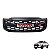 Grade Preta com Escrita Toyota Vermelha e Led para Toyota Hilux 2012 a 2015 - Imagem 1