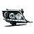 Farol Dianteiro LED Angel Eyes para Toyota Hilux 2005 a 2011 - Imagem 2