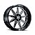 Jogo de Rodas Hostile Omega H121 20x10 6x139.7 -19mm Preto Fresado - Imagem 1