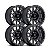 Jogo de Rodas Method MR305 NV 18x9 6x139.7 -12mm Preto Fosco - Imagem 2