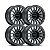 Jogo de Rodas Method MR314 18x9 6x139.7 +18mm Gloss Gun Metal - Imagem 4