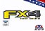 ADESIVO - FX 4 - OFF ROAD - 2015/2018 - AMARELO/CINZA - FY - Imagem 1