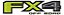 ADESIVO - FX 4 - OFF ROAD - 2015/2018 - VERDE CLARO - FGRN - Imagem 1