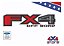 ADESIVO - FX 4 - OFF ROAD - 2015/2018 - VERMELHO/CINZA - F-250 - Imagem 1