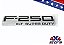 EMBLEMA - F-250 - XLT SUPER DUTY - CROMADO - Imagem 2
