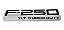 EMBLEMA - F-250 - XLT SUPER DUTY - CROMADO - Imagem 1