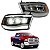 FAROL DIANTEIRO RAM 1500/2500/3500 2010-2018 TRIPLO LASER PROJETOR EAGLE EYES - Imagem 1
