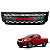 GRADE FRONTAL - NISSAN - 16/20 - PRETA - C/ LED LETRA VERMELHA - Imagem 1