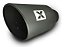 PONTEIRA - 4X4 STORE - 5" X 8" X 15" -  PRETA - PLACA LOGO X - Imagem 4