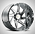 Jogo de Rodas Hostile Dagr H119 22x12 8x165.1 - 44mm Cromada - Imagem 4