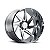 Jogo de Rodas Hostile Dagr H119 22x12 8x165.1 - 44mm Cromada - Imagem 1