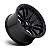 Roda  Fuel Rebel D679 20x10 5x127  -18mm  Preto Fosco - Imagem 2