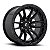 Roda  Fuel Rebel D679 20x10 5x127  -18mm  Preto Fosco - Imagem 1