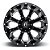 Roda Fuel Assault  D546  20x10  6x135/6x139.7  -22mm Preto Fosco Fresado - Imagem 2