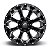 Roda Fuel Assault D546 22x9.5 6x135/6x139.7  +20mm  Preto Fosco Fresado - Imagem 3