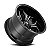 Roda Fuel Avenger D606  22x12  6x135/6x139.7  -44mm Preto Brilhante Fresado - Imagem 3