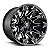 Roda Fuel Battle Axe D578 18x9 6x135/6x139.7 +20mm Preto Brilhante Fresado - Imagem 1