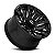 Roda Fuel Blitz D673 20x10  5x139.7  -18mm  Preto Brilhoso Fresado - Imagem 2