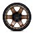 Roda Fuel Block D124 c/ Beadlock D124  17x8.5  6x139.7  0mm Bronze Borda Preta - Imagem 2