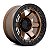 Roda Fuel Block D124 c/ Beadlock D124  17x8.5  6x139.7  0mm Bronze Borda Preta - Imagem 1