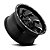 Roda Fuel Cleaver D574 20x12 5x114/5X127 -44mm Preto Brilhante Fresado - Imagem 2
