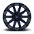 Roda Fuel Contra D644 D644 20x9 8x165.1 +20mm Preto Com Azul Fresado - Imagem 4