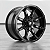 Roda Fuel Coupler D575  20x10  5x139.7 -12mm Preto Brilhante - Imagem 5