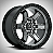 Roda Fuel Kicker D698 20x9 6x139.7 +1mm Cinza Borda Preta - Imagem 7