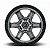 Roda Fuel Kicker D698 20x9 6x139.7 +1mm Cinza Borda Preta - Imagem 3