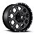 Roda Fuel Revolver D525 18x9 8x165.1  -12mm  Preto Fosco Fresada - Imagem 1