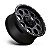 Roda Fuel Revolver D525 18x9 8x165.1  -12mm  Preto Fosco Fresada - Imagem 2