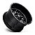 Roda Fuel Stroke D611 22x10 6x135/6x139.7  +10mm Preto Brilhante Fresado - Imagem 2