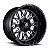 Roda Fuel Stroke D611 22x10 6x135/6x139.7  +10mm Preto Brilhante Fresado - Imagem 1