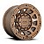 Roda Fuel Tracker D731 20x09 6x139.7 +1mm Bronze Fosco - Imagem 1