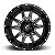 Roda Fuel Vandal D627 20x9 8x165.1  +20mm Preto Brilhante Fresado - Imagem 3