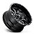 Roda Fuel Vandal D627 20x9 8x165.1  +20mm Preto Brilhante Fresado - Imagem 2