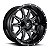 Roda Fuel Vandal D627 20x9 8x165.1  +20mm Preto Brilhante Fresado - Imagem 1