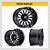 Roda Hostile Fury H114 20x9 6x139.7 0mm Preto Brilhante - Imagem 2