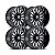 Roda Hostile Fury H114 20x9 6x139.7  0mm Preto Fosco - Imagem 2