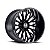 Roda Hostile Fury H114 20x9 6x139.7  0mm Preto Fosco - Imagem 1