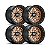 Roda Hostile Glamis H133 15x10 4x137  0mm  Bronze Fosco - Imagem 2