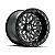 Roda Hostile Glamis H133 15x7 4x137 +13mm  Preto Fresado - Imagem 1