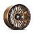 Roda Hostile Mojave  H129  17x9  5x127  0mm  Bronze/Preto - Imagem 1