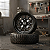 Roda Hostile Pismo H125 15x7 4x137 +13mm Preto - Imagem 3