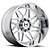 Roda Hostile Sprocket H108 22x10 8x165.1 -25mm Cromada - Imagem 1